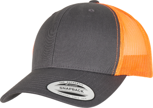 Casquette retro trucker bicolore