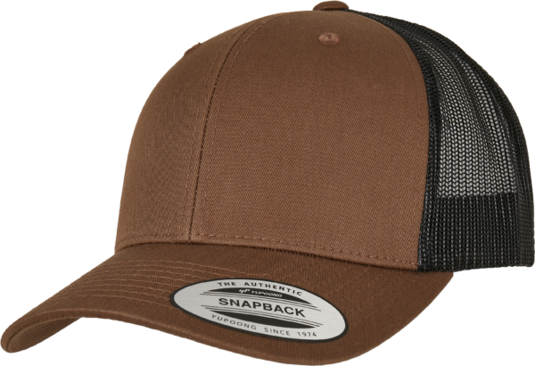 Casquette retro trucker bicolore
