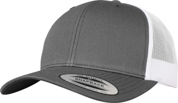 Casquette retro trucker bicolore