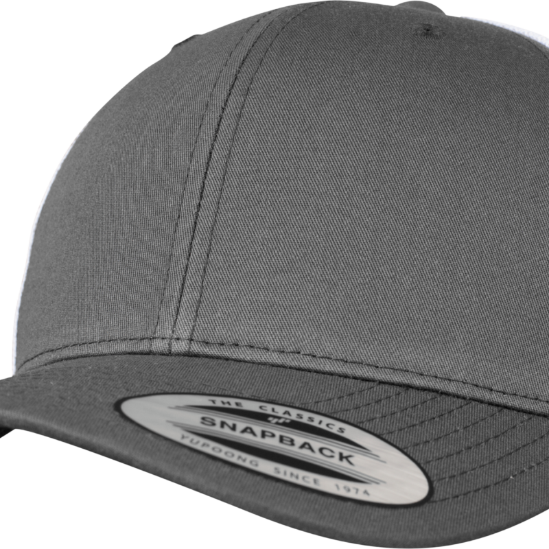 Casquette retro trucker bicolore
