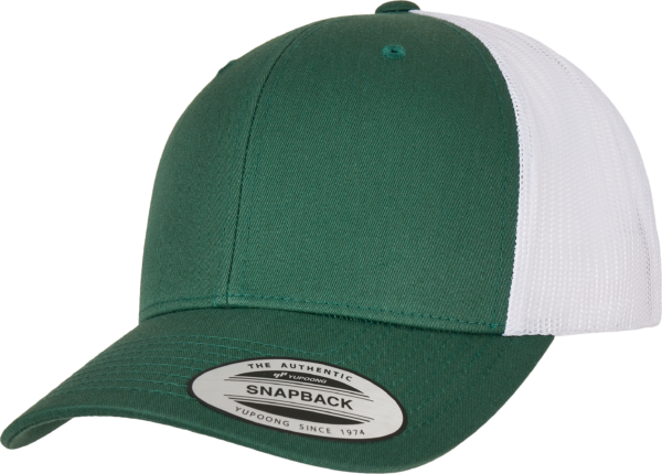 Casquette retro trucker bicolore