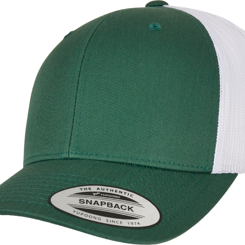 Casquette retro trucker bicolore