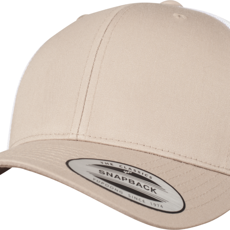 Casquette retro trucker bicolore