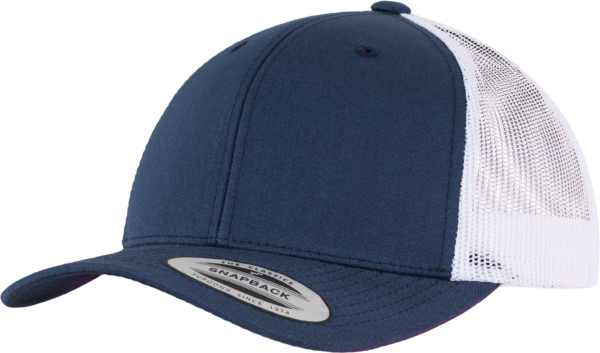 Casquette retro trucker bicolore