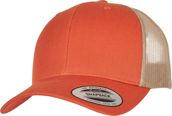 Casquette retro trucker bicolore