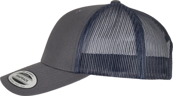 Casquette retro trucker bicolore