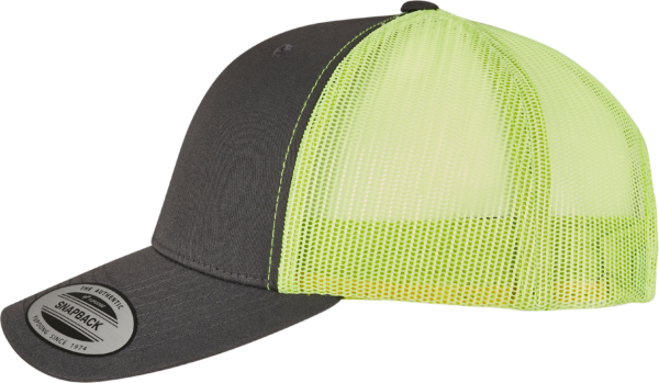 Casquette retro trucker bicolore
