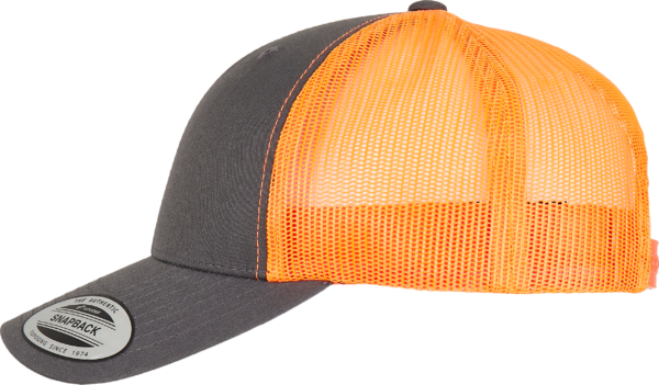 Casquette retro trucker bicolore