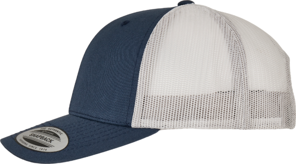 Casquette retro trucker bicolore