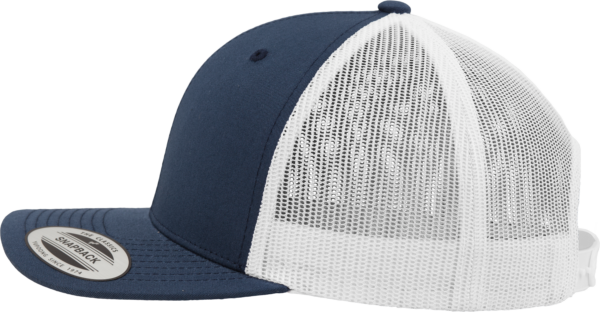 Casquette retro trucker bicolore
