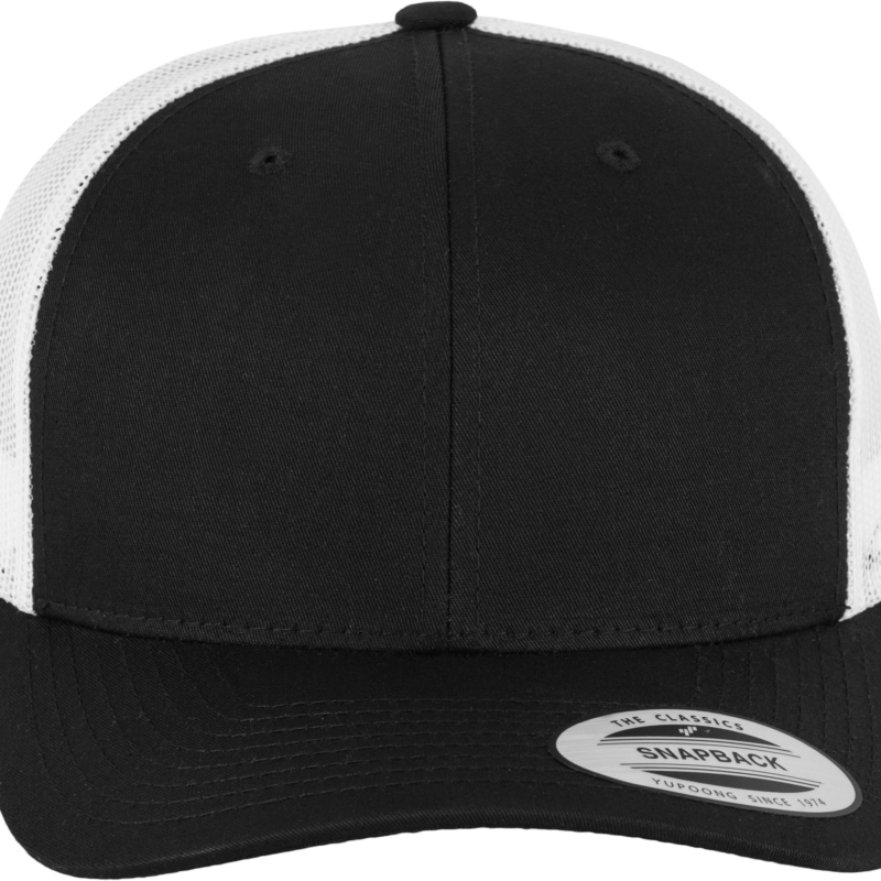 Casquette retro trucker bicolore