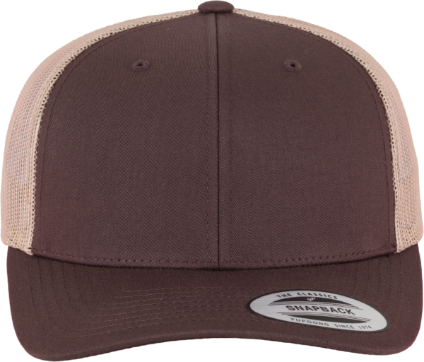 Casquette retro trucker bicolore