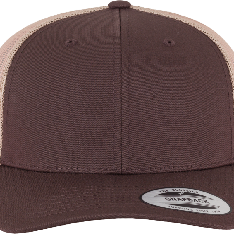 Casquette retro trucker bicolore
