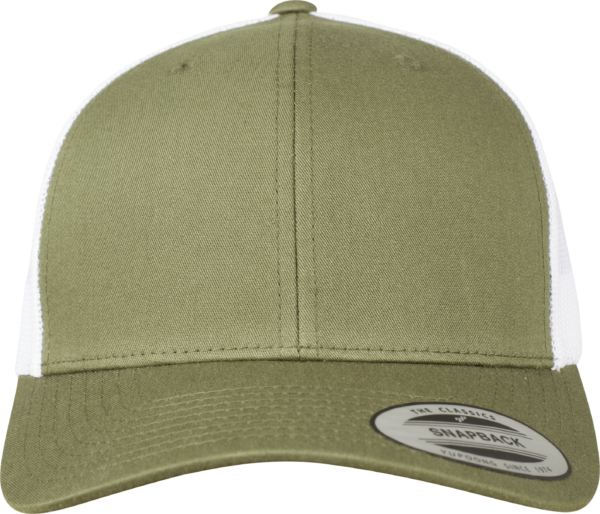 Casquette retro trucker bicolore