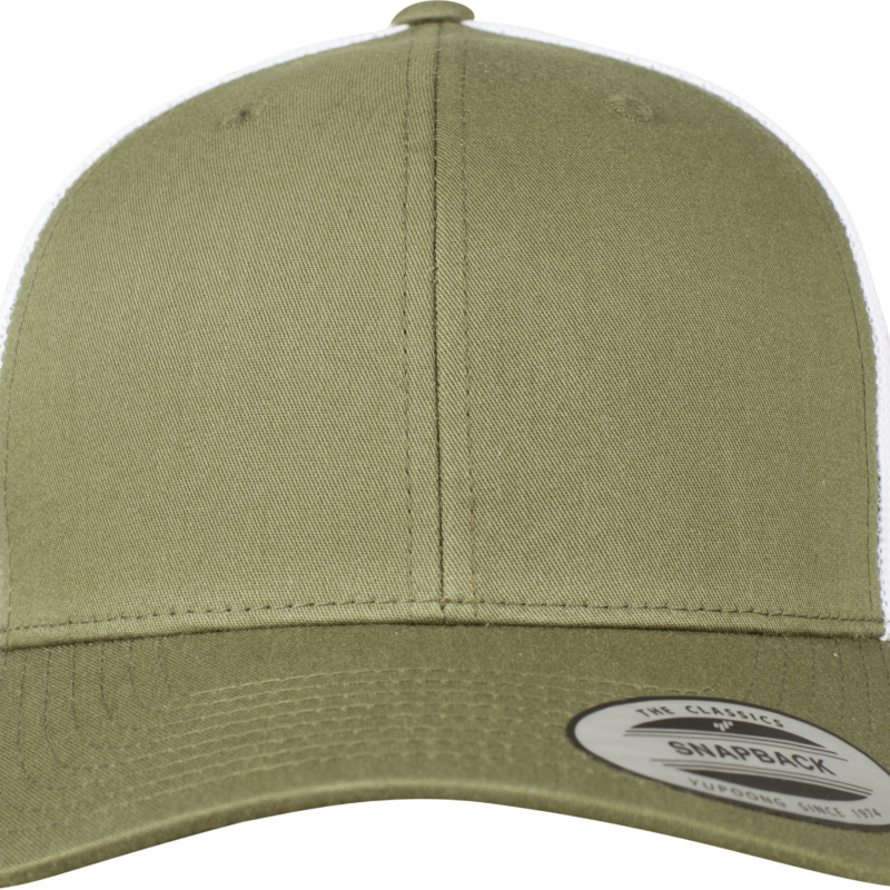 Casquette retro trucker bicolore