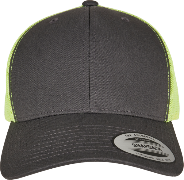 Casquette retro trucker bicolore