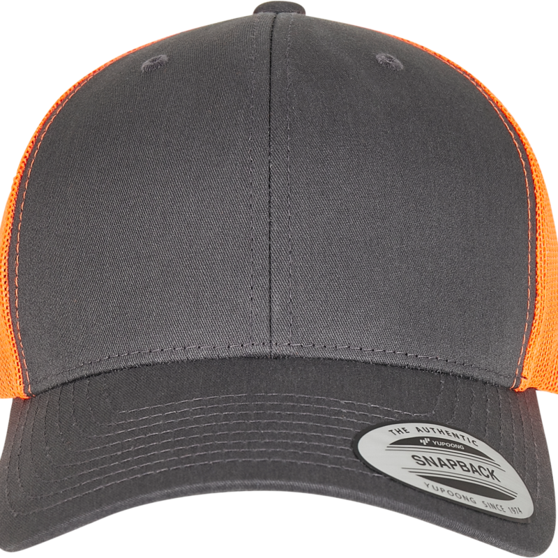 Casquette retro trucker bicolore