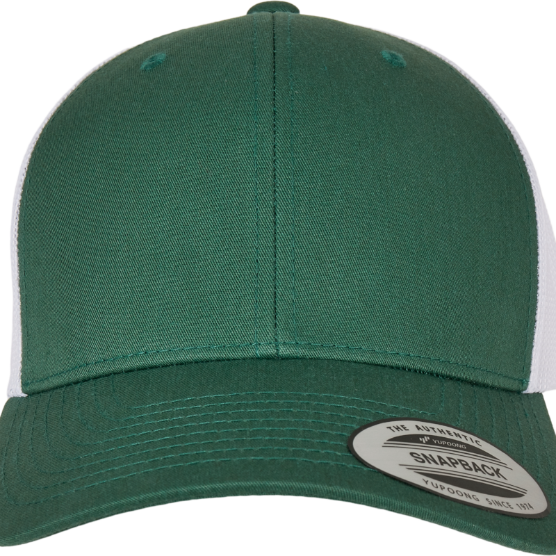 Casquette retro trucker bicolore