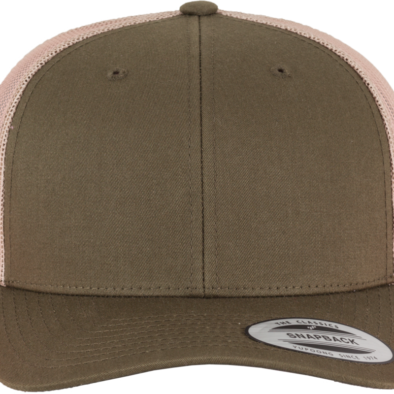 Casquette retro trucker bicolore