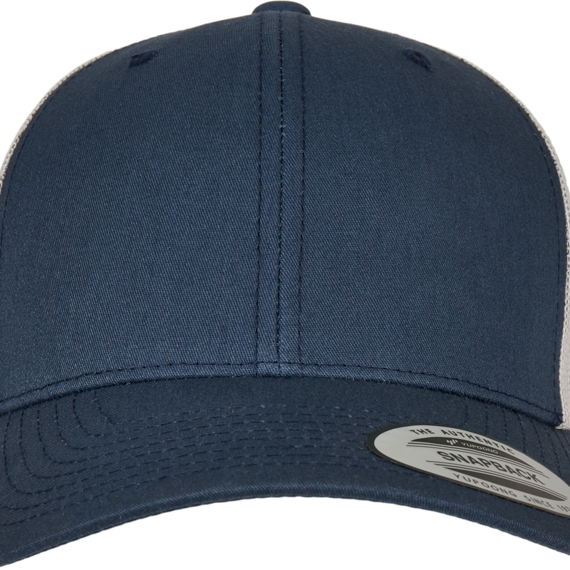 Casquette retro trucker bicolore