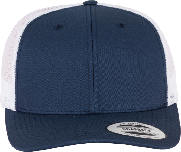 Casquette retro trucker bicolore
