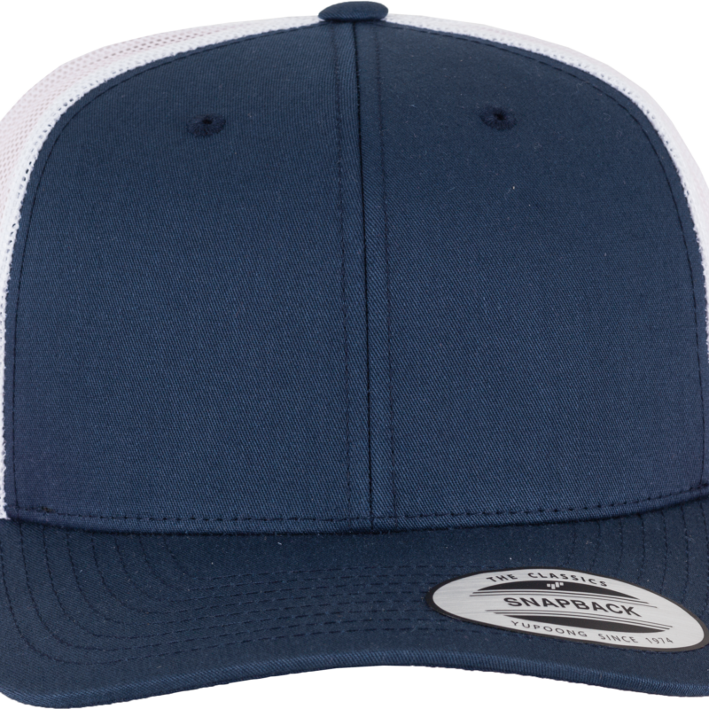 Casquette retro trucker bicolore