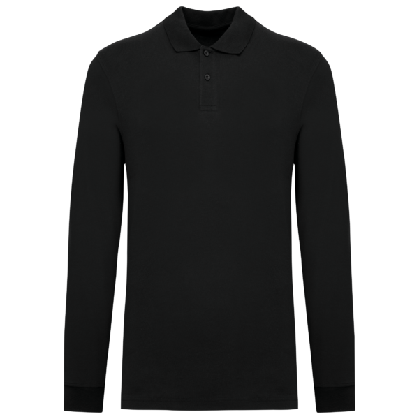 Polo piqué manches longues Bio180 homme