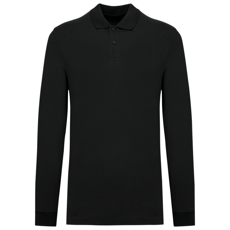 Polo piqué manches longues Bio180 homme