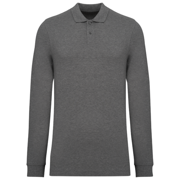 Polo piqué manches longues Bio180 homme