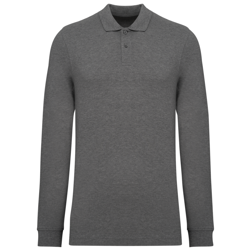 Polo piqué manches longues Bio180 homme