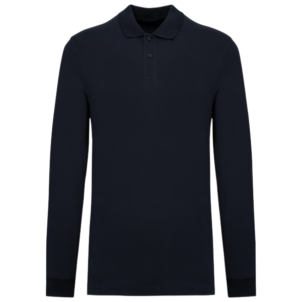 Polo piqué manches longues Bio180 homme