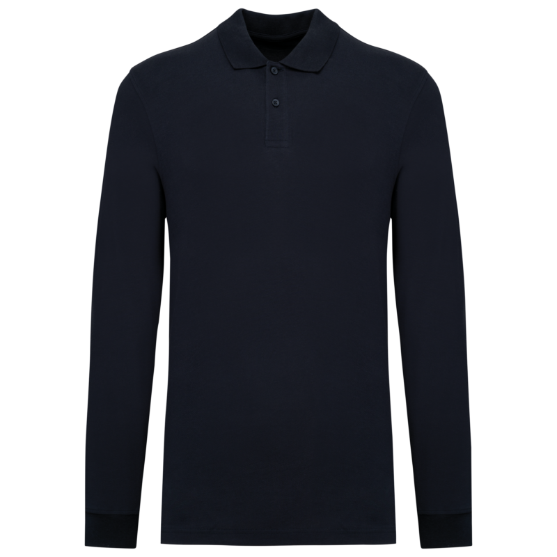 Polo piqué manches longues Bio180 homme