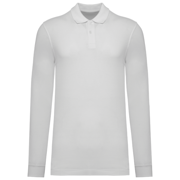 Polo piqué manches longues Bio180 homme