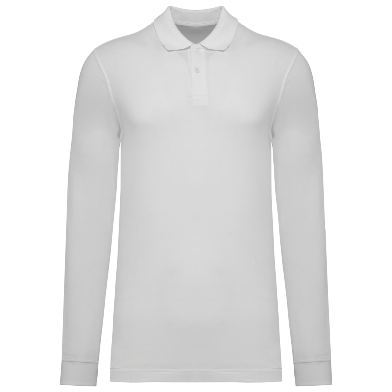 Polo piqué manches longues Bio180 homme