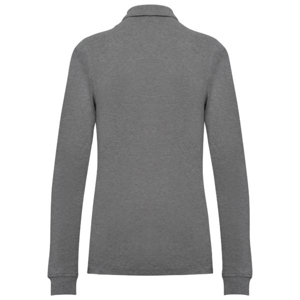 Polo piqué manches longues Bio180 femme
