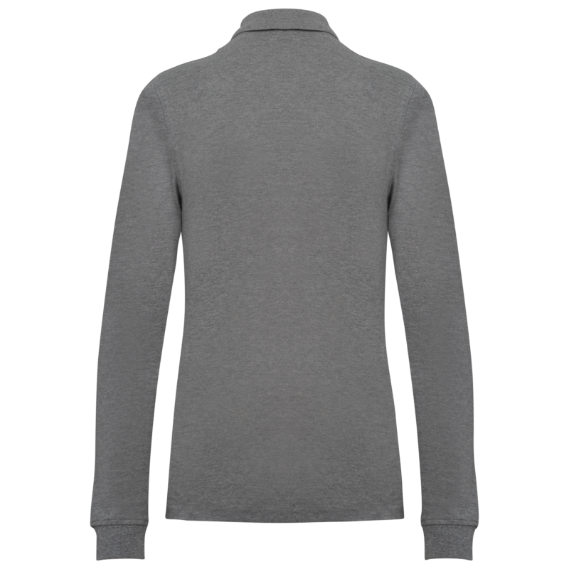 Polo piqué manches longues Bio180 femme