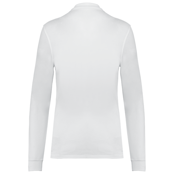Polo piqué manches longues Bio180 femme