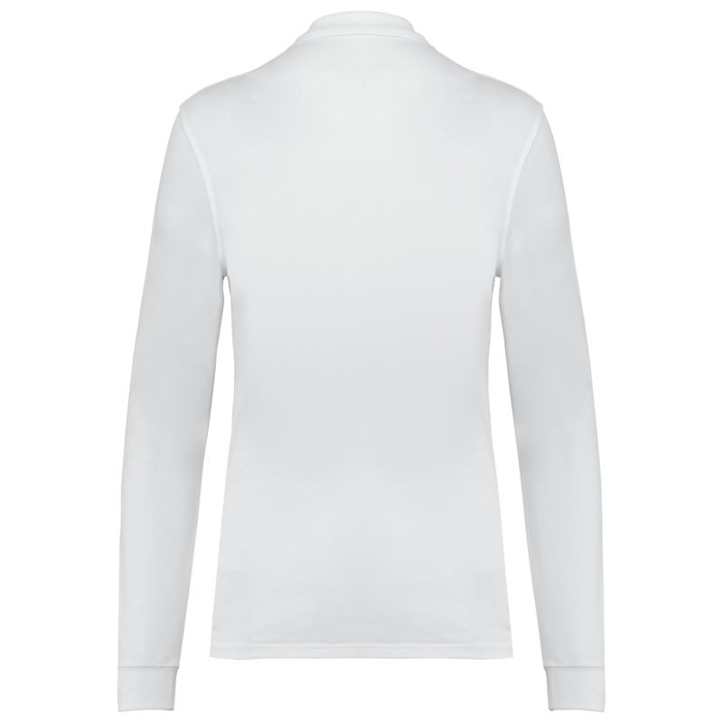 Polo piqué manches longues Bio180 femme