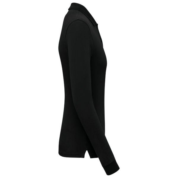 Polo piqué manches longues Bio180 femme