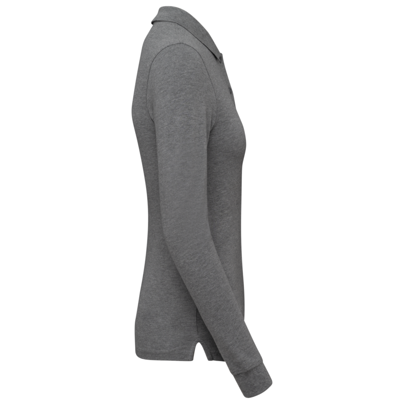 Polo piqué manches longues Bio180 femme