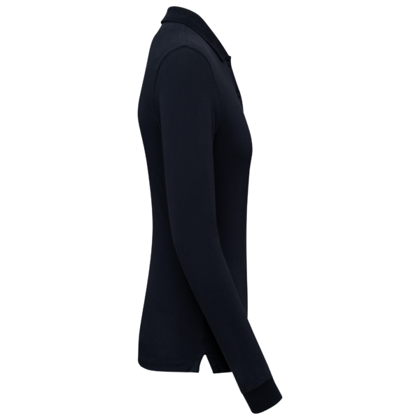 Polo piqué manches longues Bio180 femme