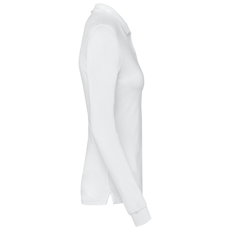 Polo piqué manches longues Bio180 femme