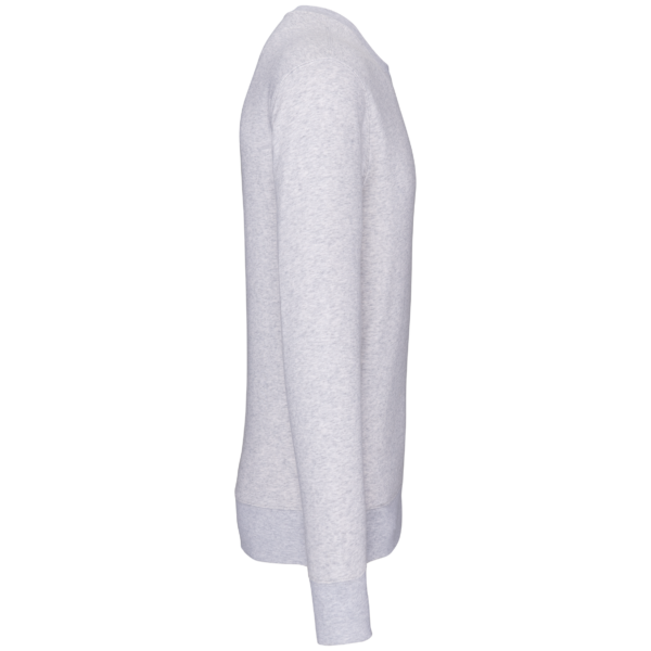 Ash Heather SIDE Sweat-shirt écoresponsable col rond unisexe