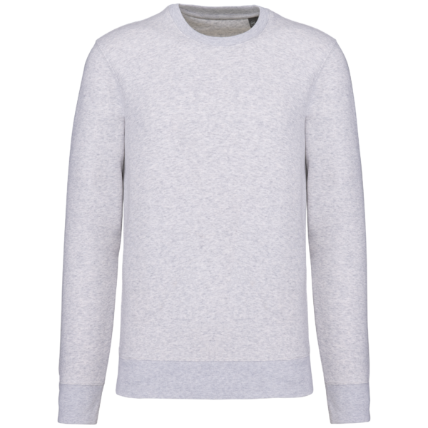 Ash Heather FACE Sweat-shirt écoresponsable col rond unisexe