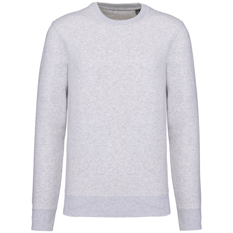 Ash Heather FACE Sweat-shirt écoresponsable col rond unisexe
