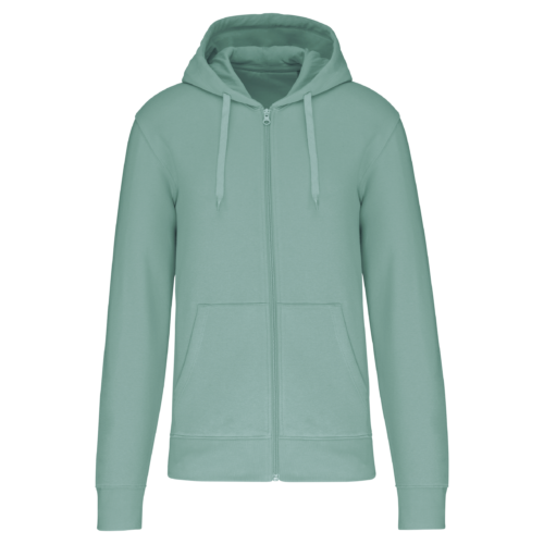 Sweat-shirt écoresponsable zippé à capuche homme