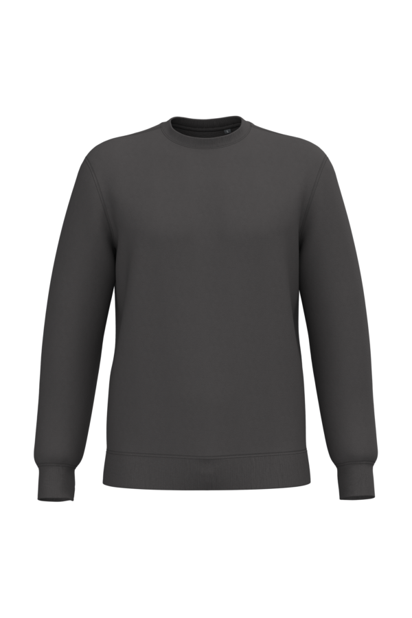 Sweat-shirt recyclé col rond unisexe