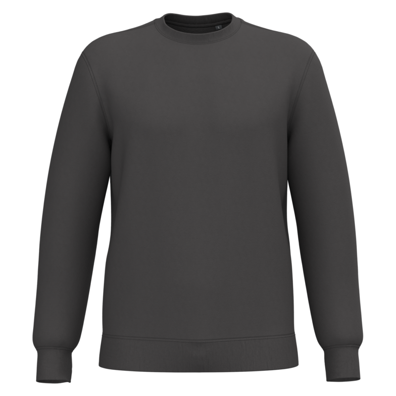 Sweat-shirt recyclé col rond unisexe