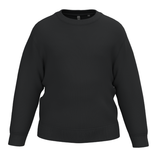 Sweat-shirt recyclé col rond enfant