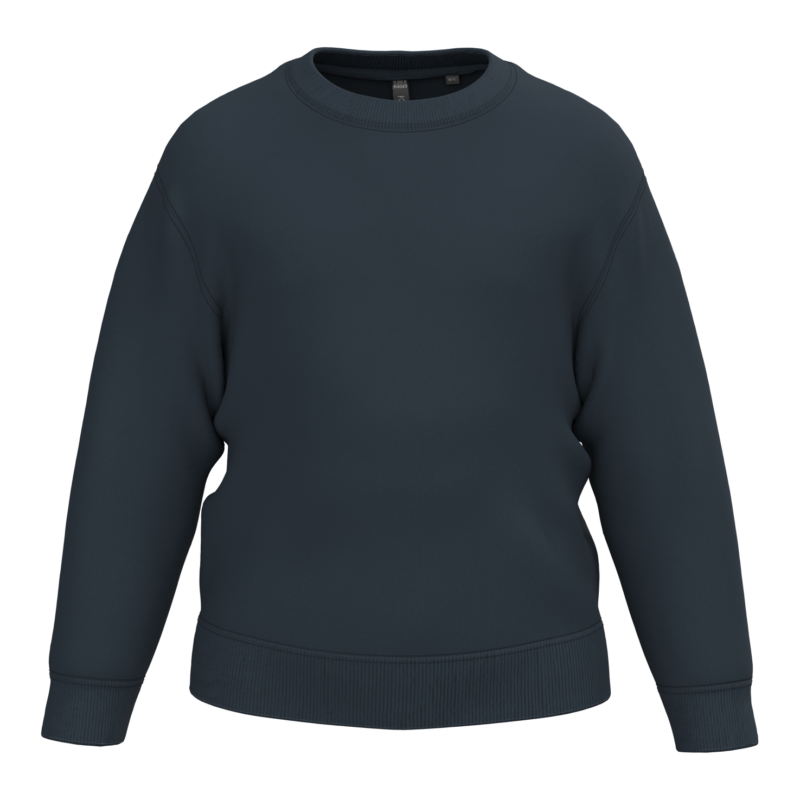 Sweat-shirt recyclé col rond enfant